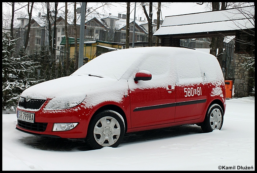 580[S]81 - SLKw Å koda Roomster - KM PSP Rybnik