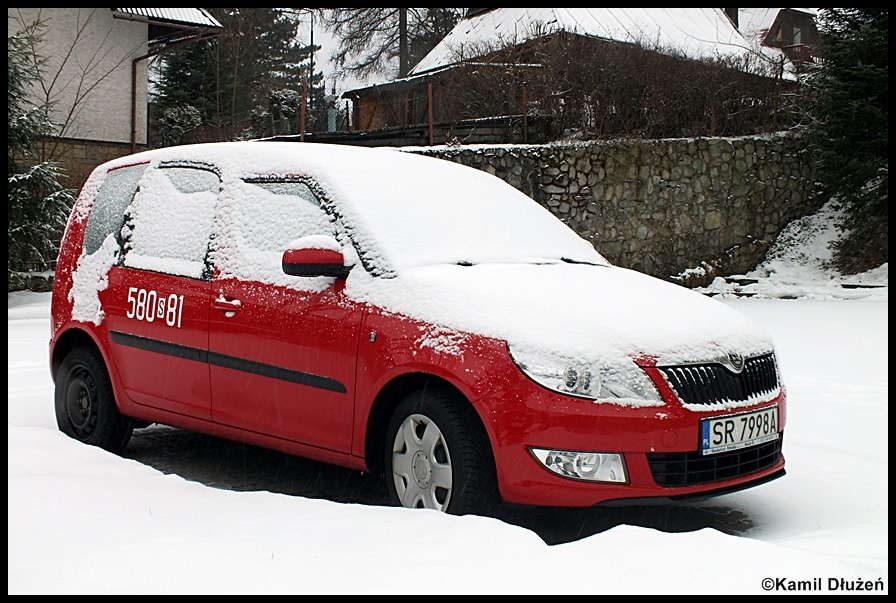 580[S]81 - SLKw Škoda Roomster - KM PSP Rybnik