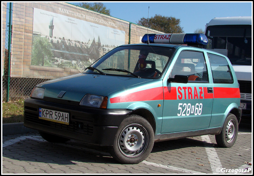 528[K]68 - SLOp Fiat Cinquecento - OSP BiÃ³rkÃ³w MaÅ‚y