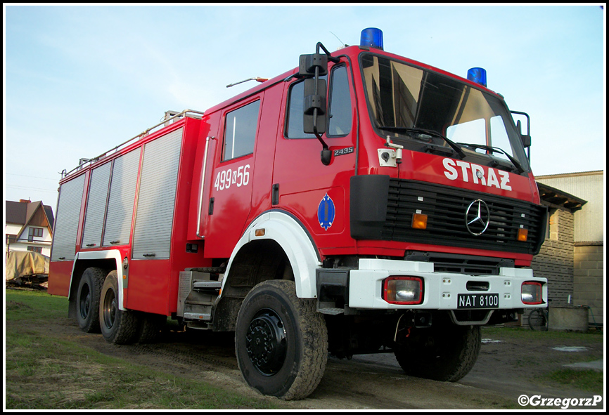 499[K]56 - GCBA 5/40 Mercedes Benz 2435/Rosenbauer - OSP LudÅºmierz