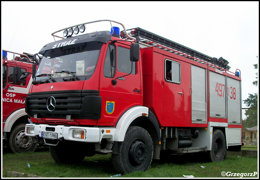 497[K]38 - GCBAM 2,5/28+12 Mercedes Benz 1622/Mostard - OSP Zubrzyca Dolna