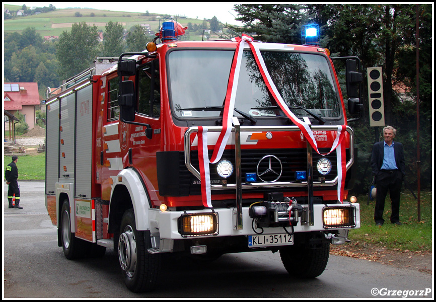 457[K]41 - GBA 2,5/26 Mercedes Benz 1429/Rosenbauer - OSP Åososina GÃ³rna*