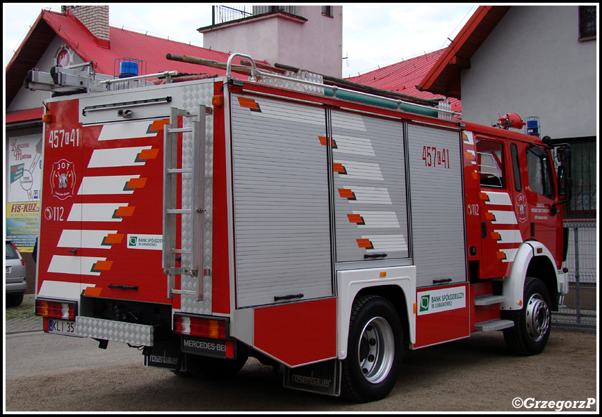 457[K]41 - GBA 2,5/26 Mercedes Benz 1429/Rosenbauer - OSP Åososina GÃ³rna*
