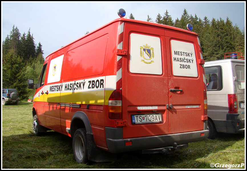 TS 709AV - Mercedes Benz Sprinter 412 D - MHZ Tvrdošín