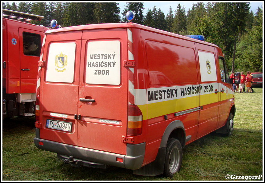 TS 709AV - Mercedes Benz Sprinter 412 D - MHZ Tvrdošín