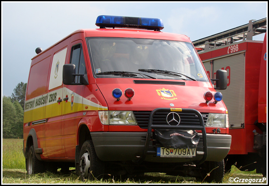 TS 709AV - Mercedes Benz Sprinter 412 D - MHZ Tvrdošín