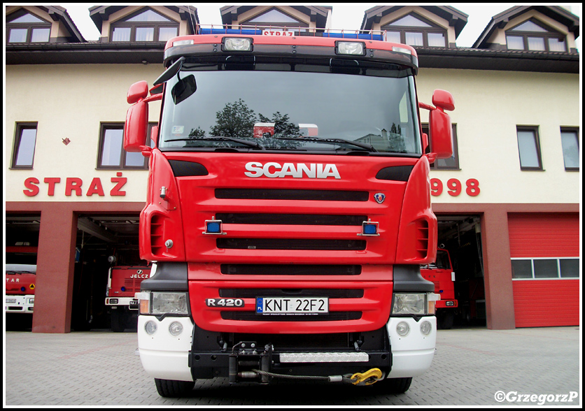 492[K]43 - SCRt Scania R420/Szczęśniak - JRG Rabka-Zdrój