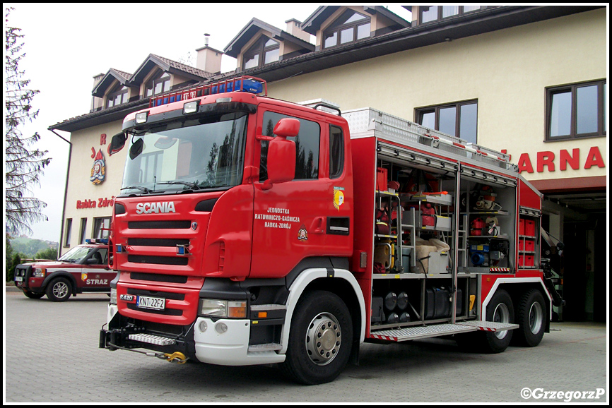 492[K]43 - SCRt Scania R420/SzczÄ™Å›niak - JRG Rabka-ZdrÃ³j