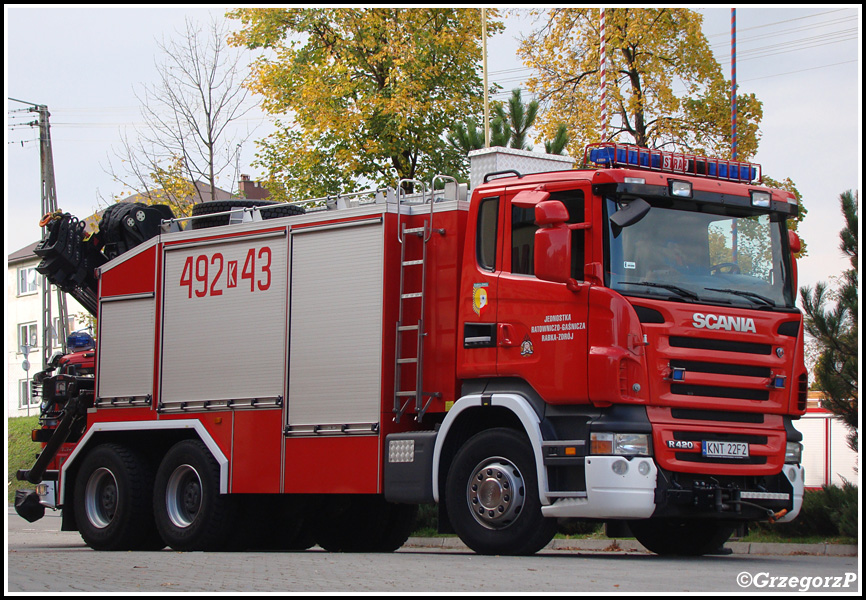 492[K]43 - SCRt Scania R420/SzczÄ™Å›niak - JRG Rabka-ZdrÃ³j