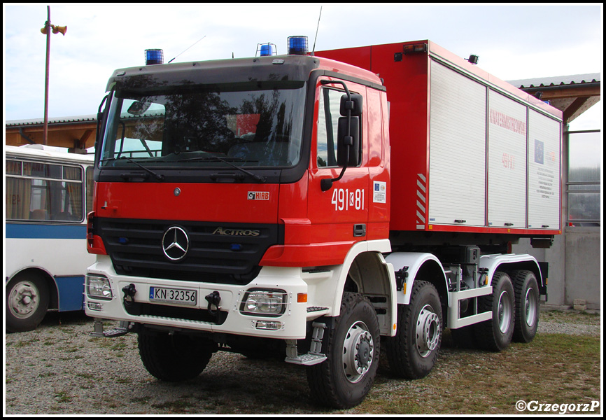 491[K]81 - SCKn Mercedes Benz Actros/Hiab + 491-K1 - JRG Nowy Targ