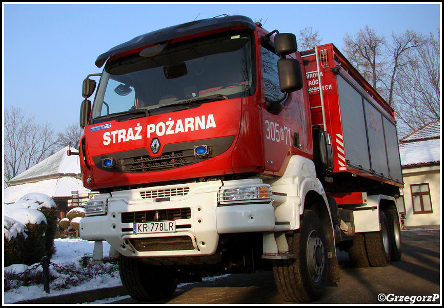 305[K]71 - SCKn Renault Kerax 410.35/ISS Wawrzaszek - JRG 5 KrakÃ³w