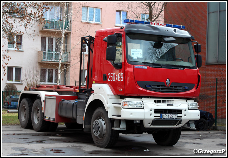250[K]89 - SCKn Renault  Kerax 460 dXi/Wawrzaszek - SA PSP KrakÃ³w
