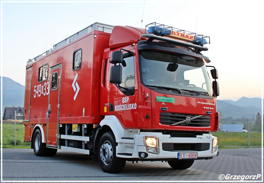 549[K]33 - SDÅ‚ Volvo FL260/SzczÄ™Å›niak - OSP KoÅ›cielisko