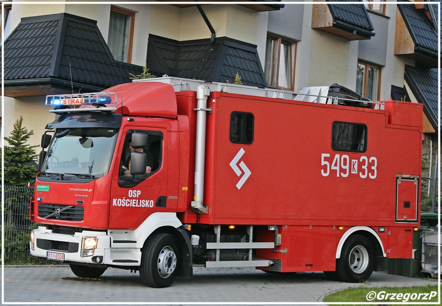 549[K]33 - SDÅ‚ Volvo FL260/SzczÄ™Å›niak - OSP KoÅ›cielisko