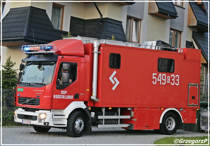 549[K]33 - SDł Volvo FL260/Szczęśniak - OSP Kościelisko