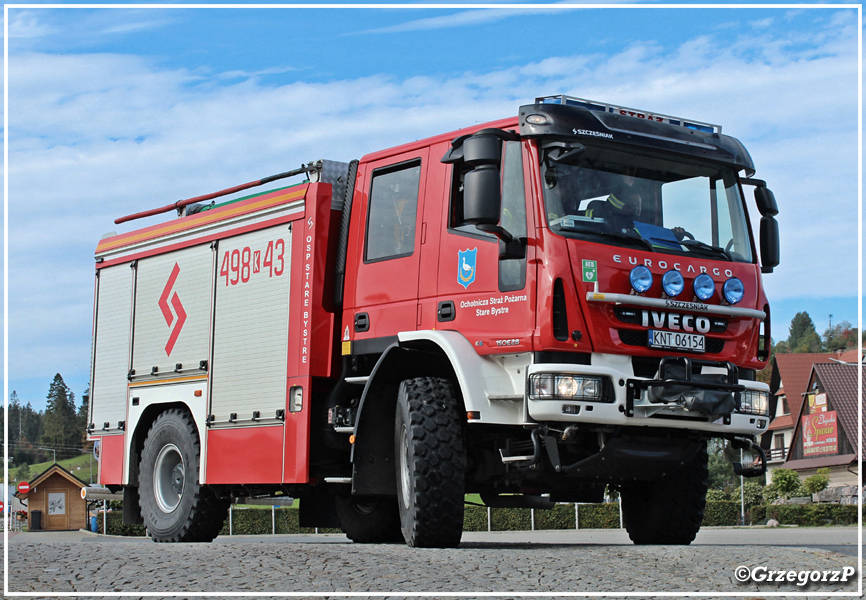 498[K]43 - GBA 3,5/27 Iveco Eurocargo ML 150E28 WS/SzczÄ™Å›niak - OSP Stare Bystre