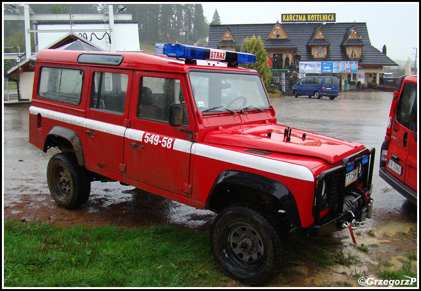 549[K]58 - GLM Land Rover Defender 110 - OSP BiaÅ‚ka TatrzaÅ„ska