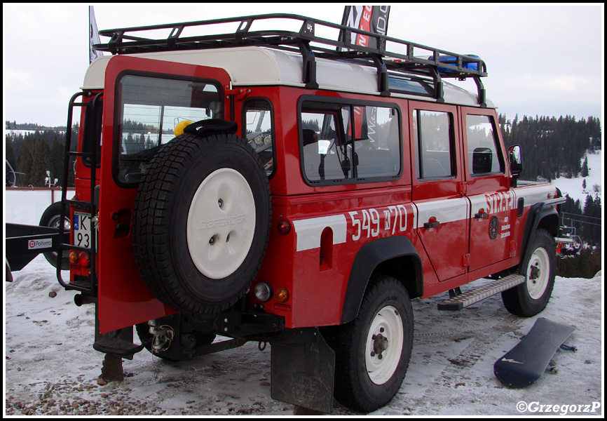 549[K]70 - GLM Land Rover Defender 110 - OSP Bukowina TatrzaÅ„ska