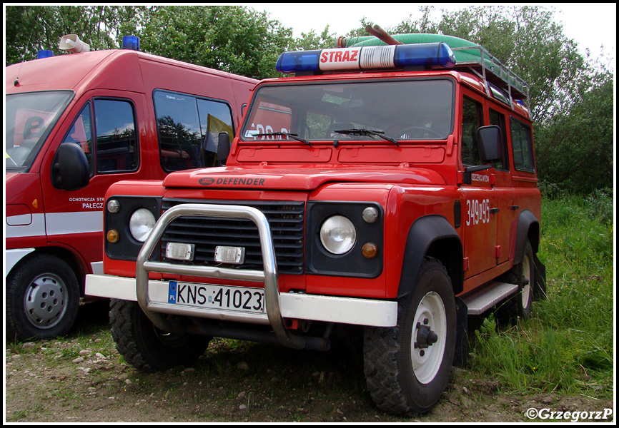 349[K]95 - GLM Land Rover Defender 110 - OSP Moszczenica WyÅ¼na*
