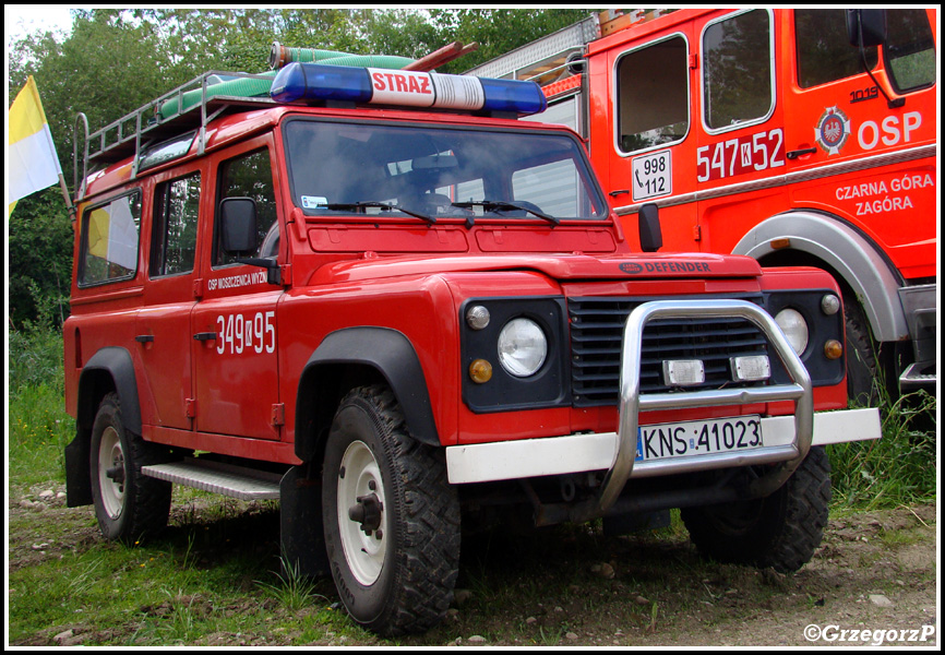 349[K]95 - GLM Land Rover Defender 110 - OSP Moszczenica WyÅ¼na*
