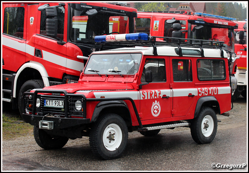549[K]70 - GLM Land Rover Defender 110 - OSP Bukowina TatrzaÅ„ska