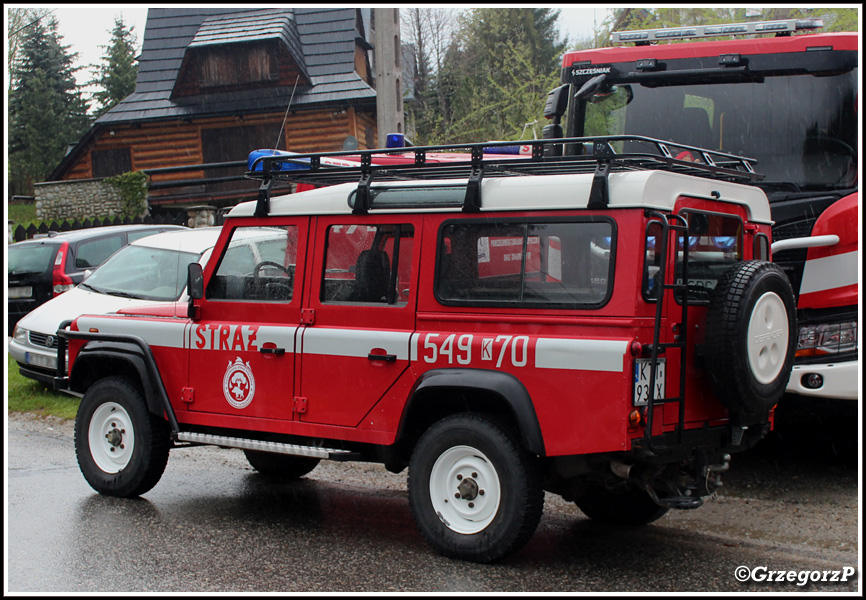 549[K]70 - GLM Land Rover Defender 110 - OSP Bukowina TatrzaÅ„ska