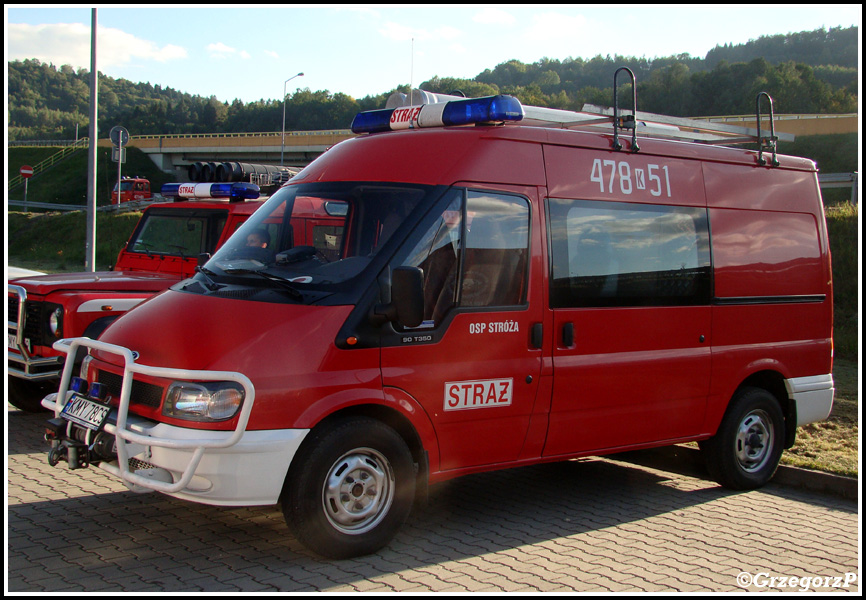 478[K[51 - GLM Ford Transit 90 T350/Stolarczyk - OSP StrÃ³Å¼a