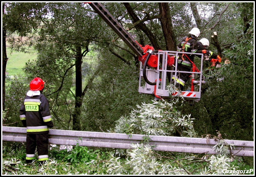 1.09.2010 - Jabłonka - Działania przeciwpowodziowe