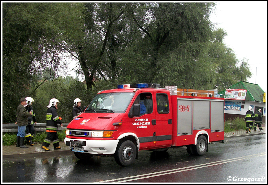 1.09.2010 - Jabłonka - Działania przeciwpowodziowe