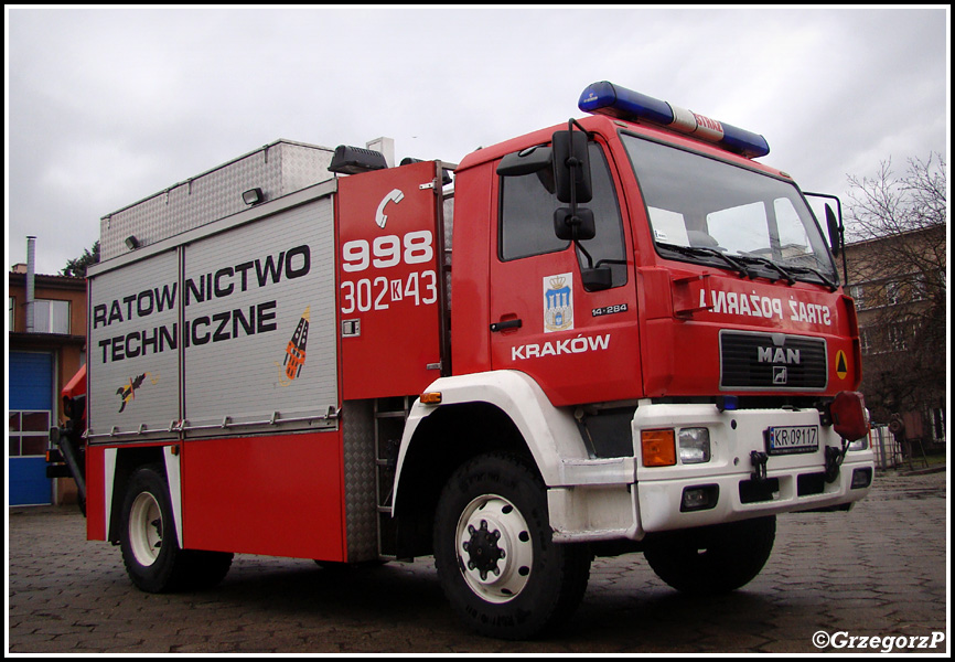 302[K]43 - SCRt MAN 14.284/Empl - JRG 2 KrakÃ³w*