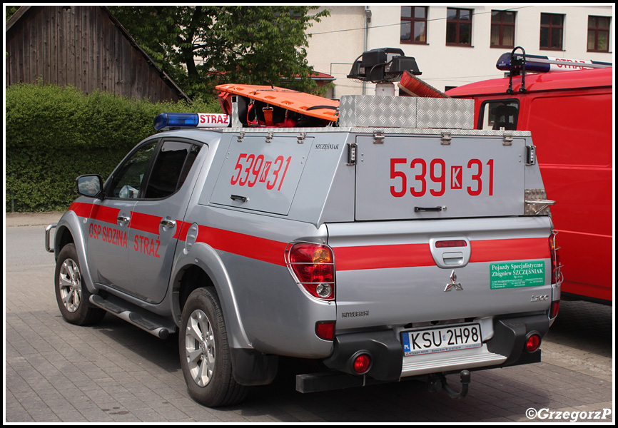 539[K]31 - SLRt Mitsubishi L200/SzczÄ™Å›niak - OSP Sidzina