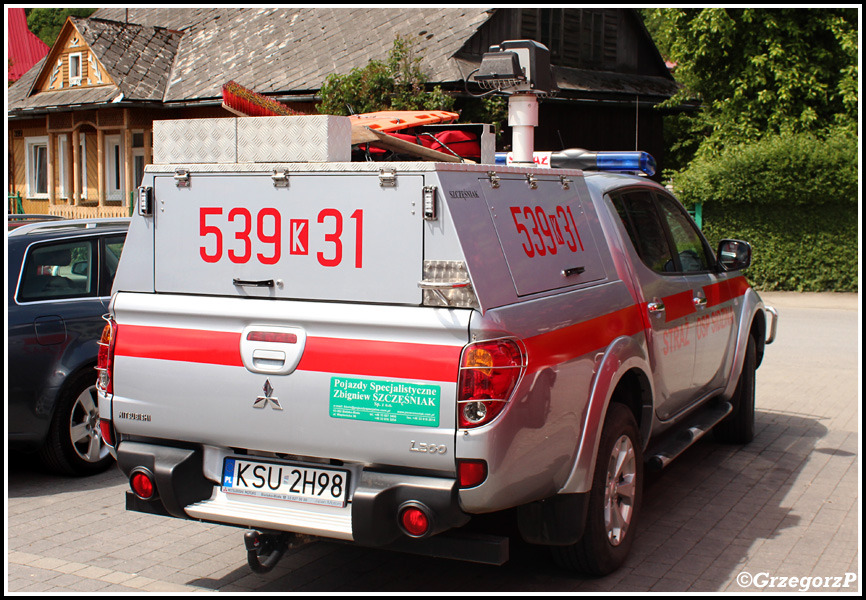 539[K]31 - SLRt Mitsubishi L200/Szczęśniak - OSP Sidzina