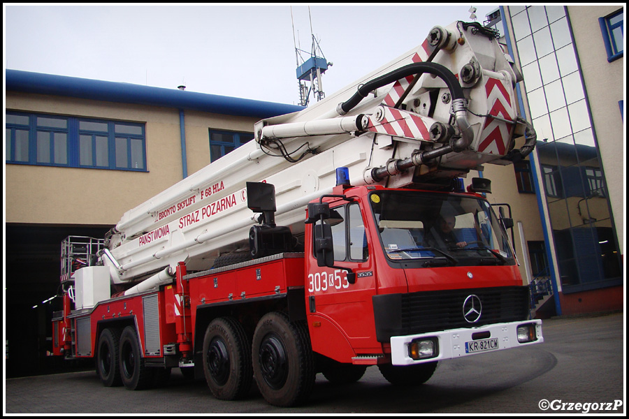 303[K]53 - SCH 68 Mercedes Benz 3535/Bronto Skylift - JRG 3 KrakÃ³w
