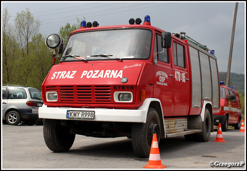 478[K]95 - GBA 2/16 Steyr 690/Rosenbauer - OSP Skomielna BiaÅ‚a*