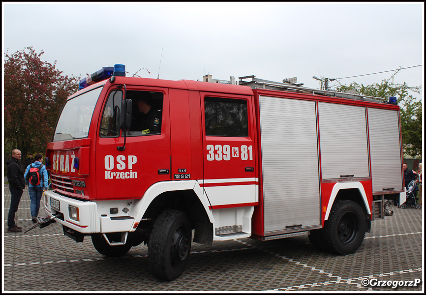 339[K]81 - GBA 1,6/18 Steyr 12S21/Rosenbauer - OSP Krzęcin