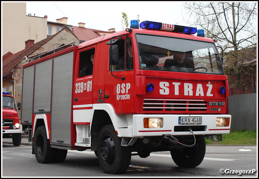 339[K]81 - GBA 1,6/18 Steyr 12S21/Rosenbauer - OSP Krzęcin