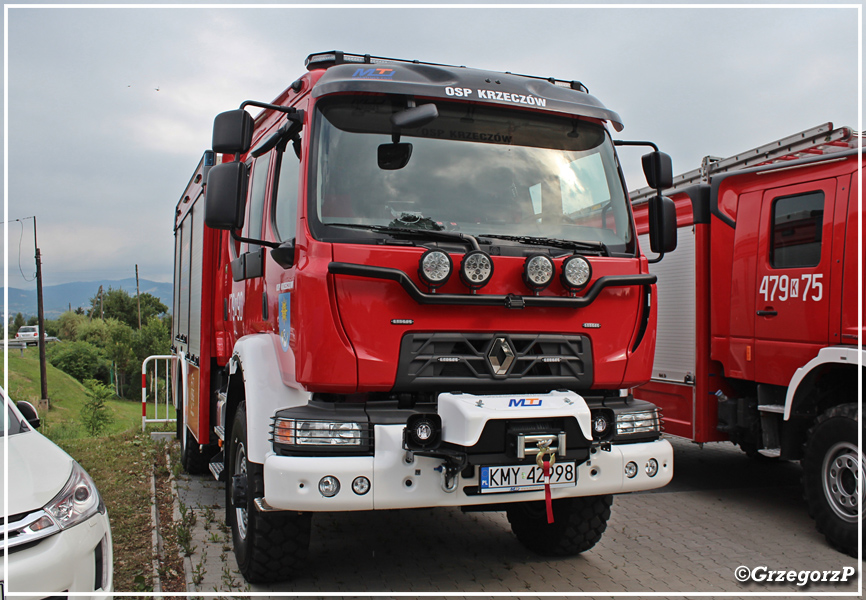 479[K]90 - GBA 2,5/29 Renault D16/Moto Truck - OSP KrzeczÃ³w