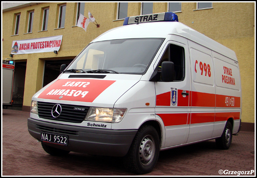 491[K]60 - SLRchem Mercedes Benz Sprinter 308D/Schmitz - JRG Nowy Targ*