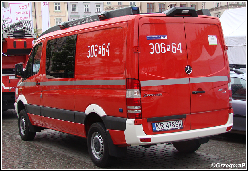 306[K]64 - SLRchem Mercedes Benz Sprinter 319 CDI/Wawrzaszek - JRG 6 Kraków