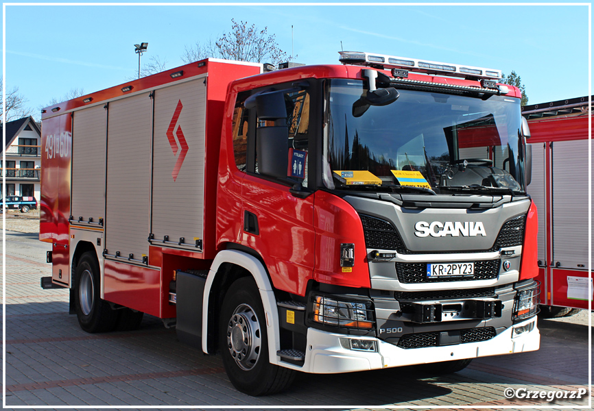 491[K]60 - SRchem Scania P500/SzczÄ™Å›niak - JRG Nowy Targ