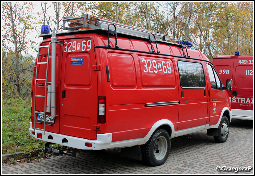 329[K[69 - GLM GAZ Gazela/Moto Truck - OSP MiÄ™kinia*
