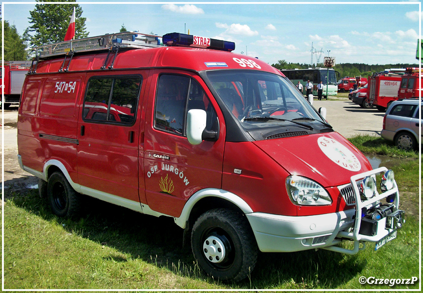 547[K]54 - GLBA 0,32/0,8 GAZ Gazela/Moto Truck - OSP JurgÃ³w*