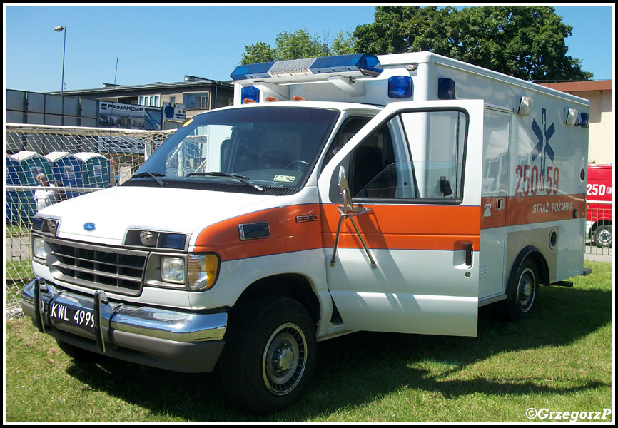 250[K]59 - SLRmed Ford E350/Southern Ambulance - SA PSP Kraków*