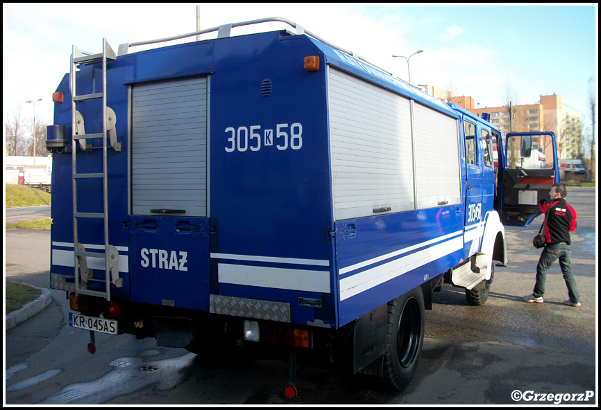 305[K]58 - SRmed  Iveco Magirus 90-16/Wackenhut - JRG 5 KrakÃ³w*