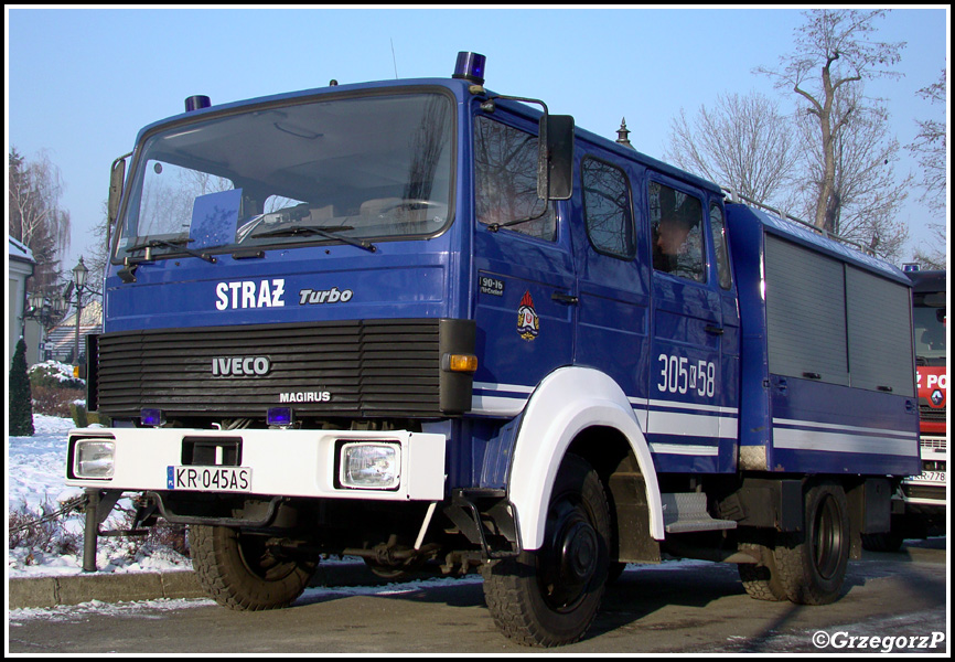 305[K]58 - SRmed  Iveco Magirus 90-16/Wackenhut - JRG 5 KrakÃ³w*