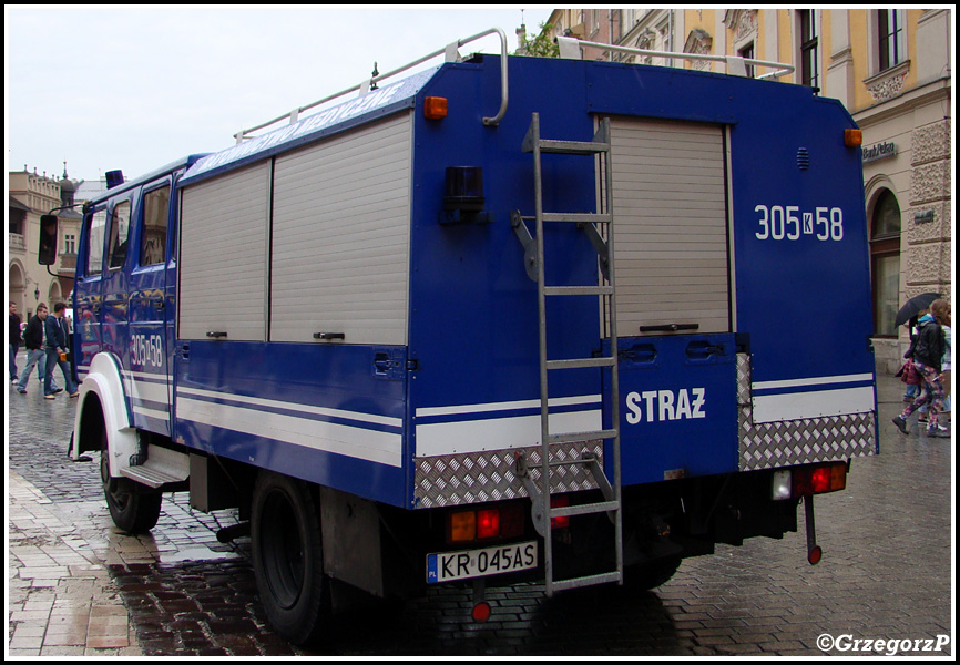 305[K]58 - SRmed  Iveco Magirus 90-16/Wackenhut - JRG 5 KrakÃ³w*