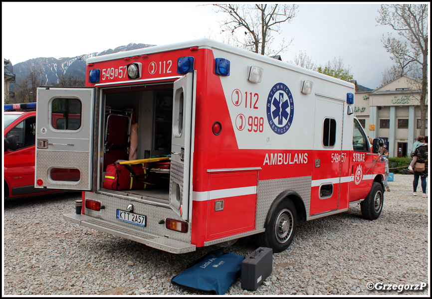549[K]57 - SLRmed Ford E350/Southern Ambulance - OSP Bukowina TatrzaÅ„ska*