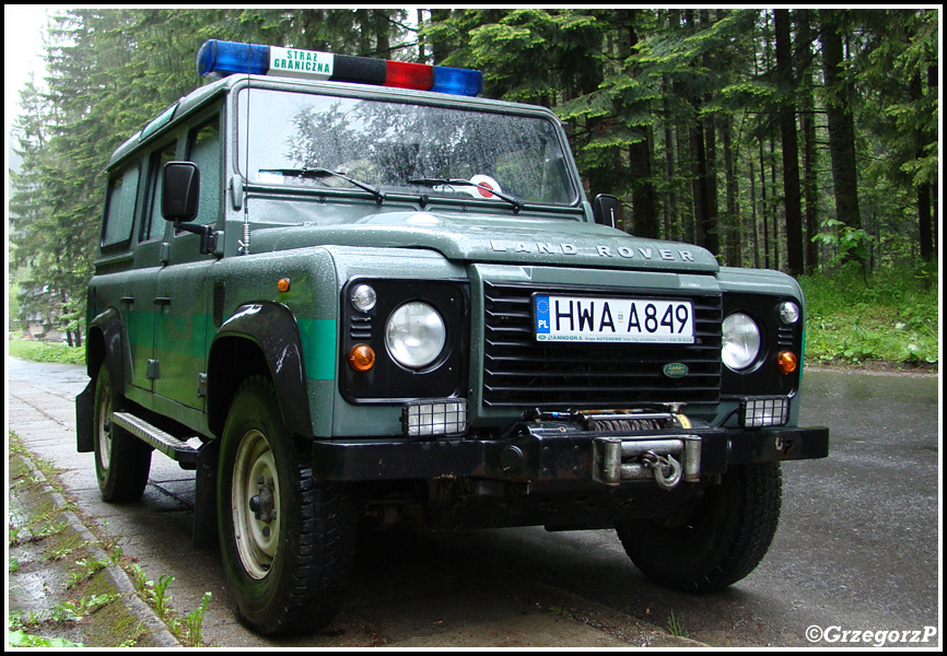Land Rover Defender 110 - Karpacki OddziaÅ‚ StraÅ¼y Granicznej