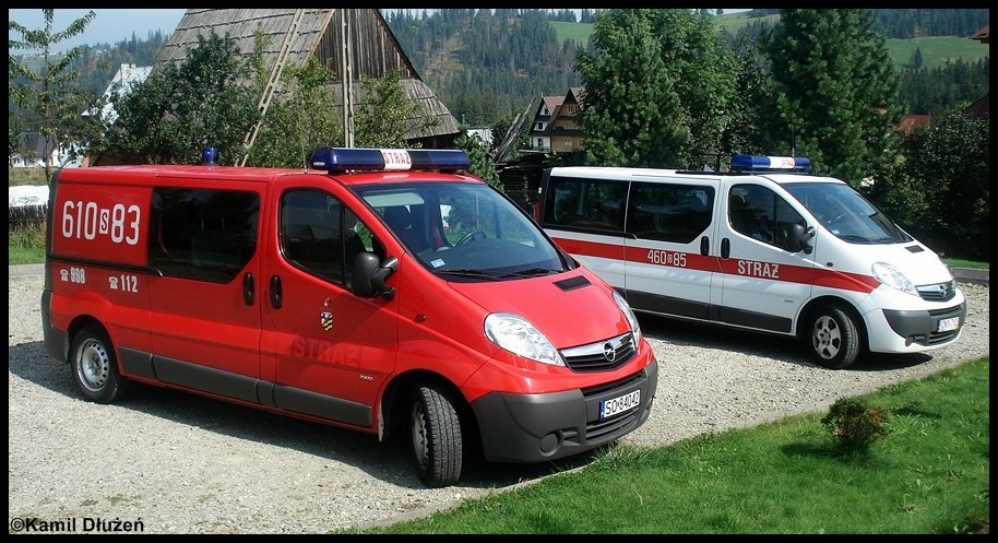 610[S]83 & 460[O]85 - SLKw Opel Vivaro - KM PSP Sosnowiec i KP PSP Nysa