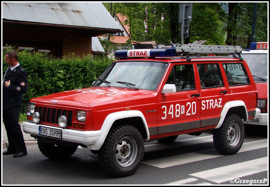 348[K]20 - SLRr Jeep Cheeroke - OSP Przysietnica*